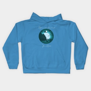 Polar Bears Wonder Silhouette Illustration Kids Hoodie